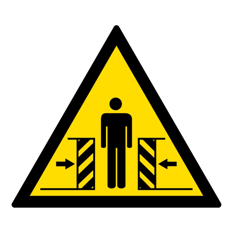 Signalétique de danger - Pictogramme Ecrasement - W019 - ISO 7010a5480516