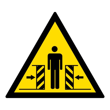 Signalétique de danger - Pictogramme Ecrasement - W019 - ISO 7010a5480516
