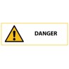 Panneau de Danger "Général" Vinyle 297x105mm