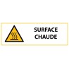 Panneau - Danger Surface chaude - W017