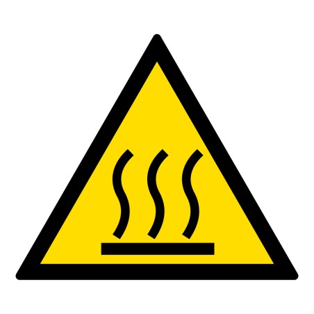 Signalétique de danger - Picto Surface Chaude - W017 - ISO 7010