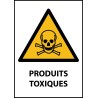 Panneau de Danger "Produit toxique" Vinyle A5