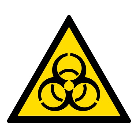 Signalétique de danger - Risque biologique - W009 - ISO 7010