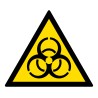Signalétique de danger - Risque biologique - W009 - ISO 7010