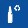 Signalétique de recyclage pour verre - PI PF 065 - ISO 7001