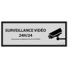 Panneau d'information - Surveillance vidéo 24h/24h