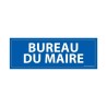 Signalétique d'information - "Bureau du maire" - 210 x 75 mm