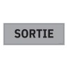 Signalétique d'information Entreprise - Sortie - 210 x 75 mm