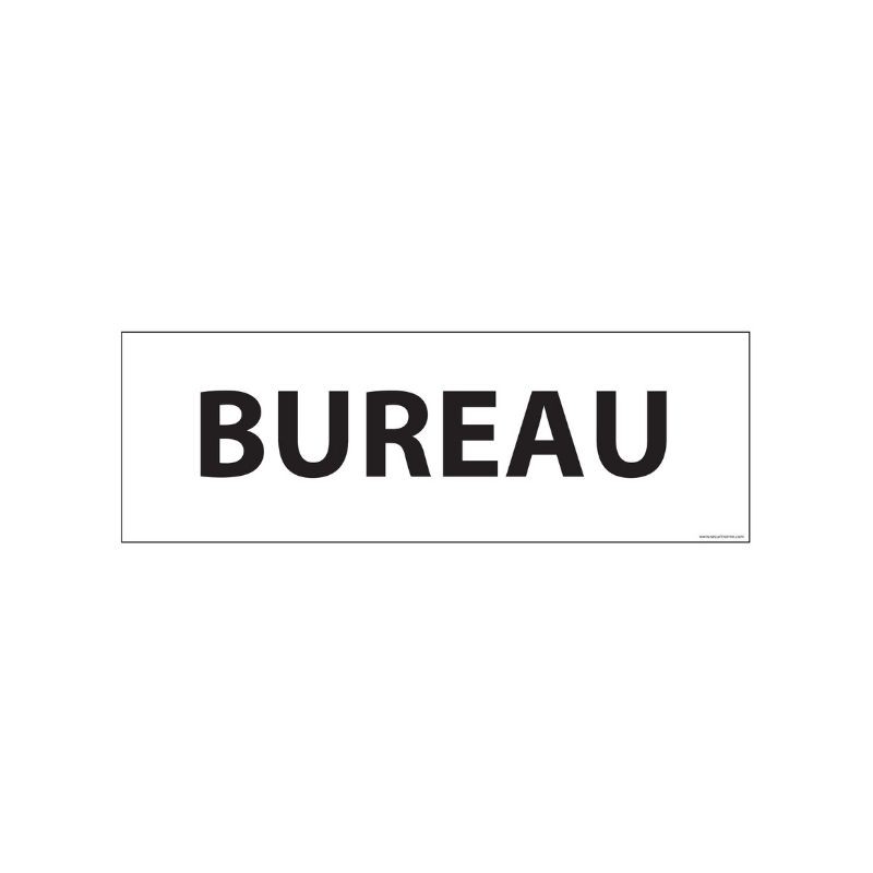 Signalétique d'information - Pictogramme Bureau - 210 x 75 mm