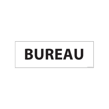 Signalétique d'information - Pictogramme Bureau - 210 x 75 mm