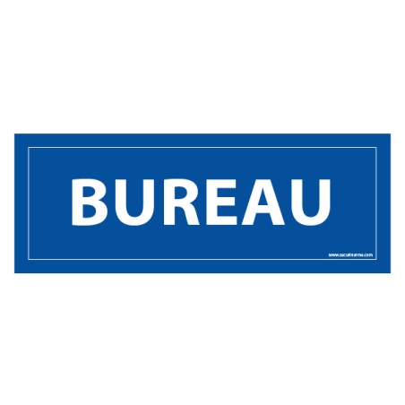 Signalétique d'information - Pictogramme Bureau - 210 x 75 mm