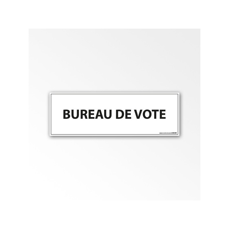 Panneau Bureau de vote