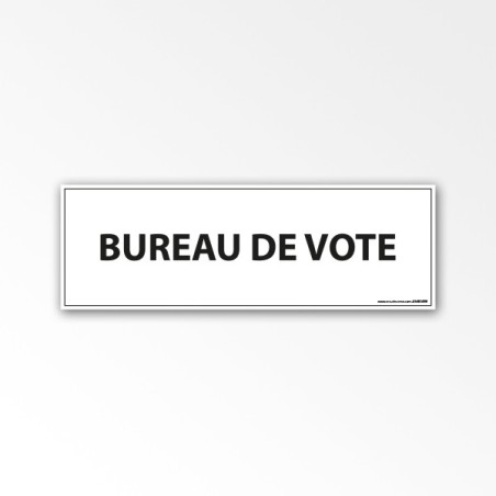 Panneau Bureau de vote