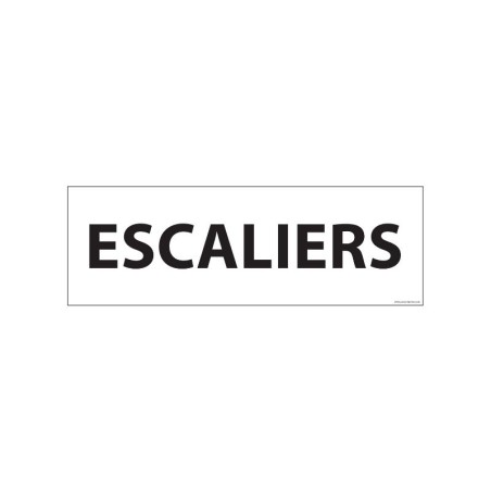 Signalétique d'information - Pictogramme Escaliers - 210 x 75 mm