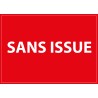 Panneau - Sans Issue - Blanc sur Rouge