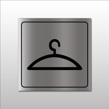 Pictogramme "Vestiaire" en Metallex