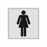 Panneau Signalétique - WC Femmes - Vinyle Souple ou PVC