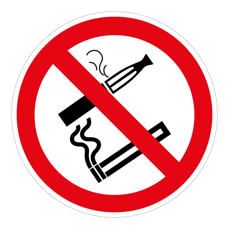 Signalétique d'interdiction - Interdiction de fumer et vapoter