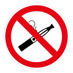 Signalétique d'Interdiction - Pictogramme Interdiction de vapoter