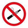 Signalétique d'Interdiction - Pictogramme Interdiction de vapoter