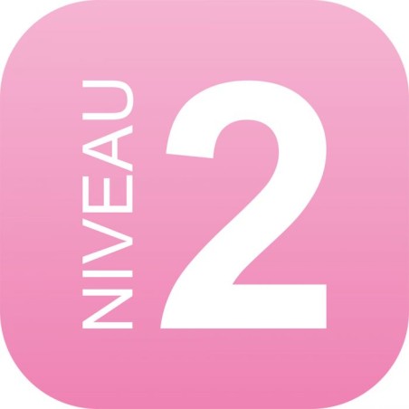 Panneau signalétique - Niveau 2 - 120x120 mm - PMMA