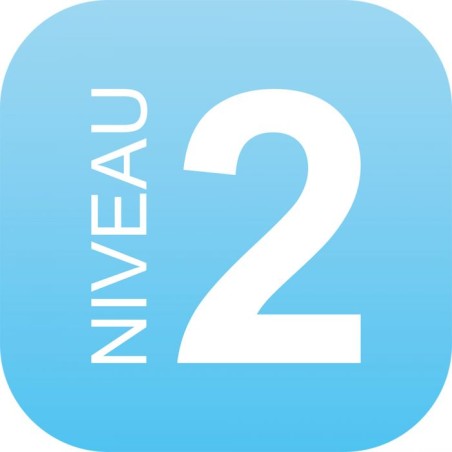 Panneau signalétique - Niveau 2 - 120x120 mm - PMMA