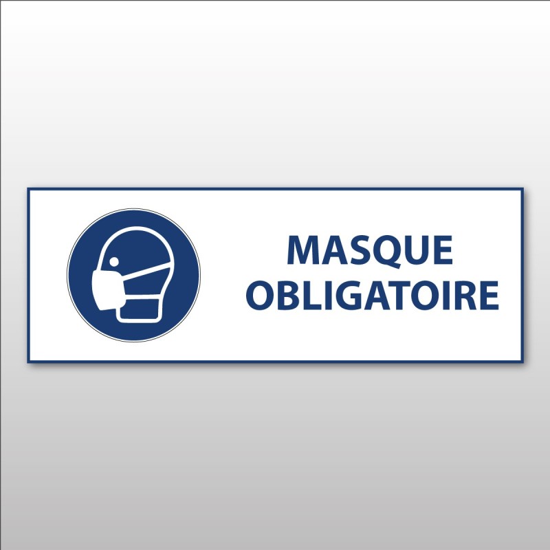 Panneau obligation - Masque obligatoire - M016