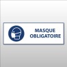 Panneau obligation - Masque obligatoire - M016