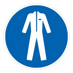 Signalétique M010 ISO 7010 – Vêtements de Protection Obligatoires