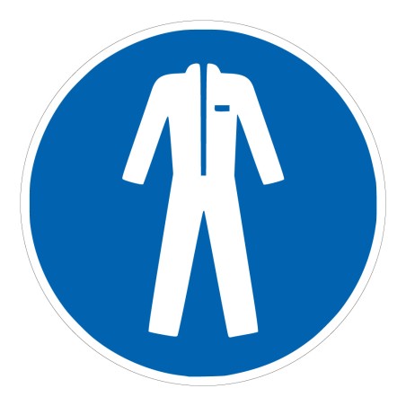Signalétique M010 ISO 7010 – Vêtements de Protection Obligatoires
