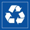 Signalétique recyclage poubelle - PI PF 066 conforme ISO 7001