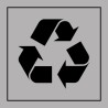 Pictogramme d'information - Poubelle ou container de recyclage - ISO 7001
