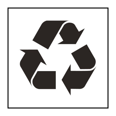 Pictogramme d'information - Poubelle ou container de recyclage - ISO 7001