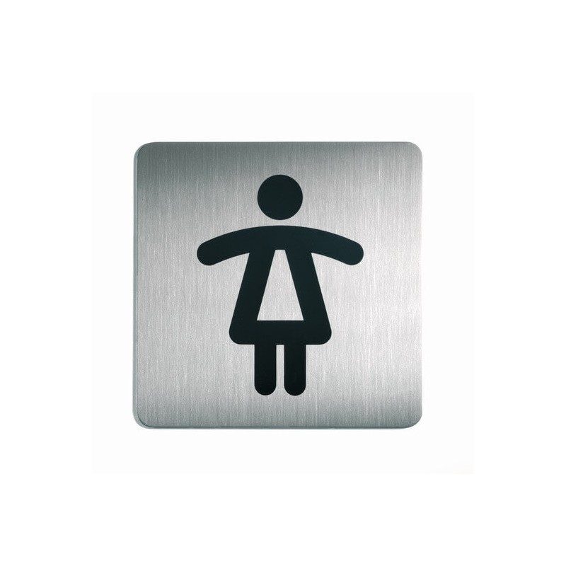 Pictogramme carré pour porte "Toilettes Dames"