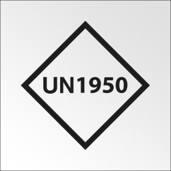 Signalisation de transport normalisée - "UN..." - Vinyle adhésif - 100 x 100 mm
