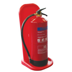 Socle porte-extincteurs - pour extincteurs de 6 à 12 kg et CO2 de 2 kg
