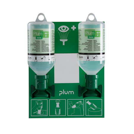 Flacon de Solution Saline - Lave-oeil pour Station de Rinçage Oculaire PLUM - 500mL