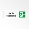 Panneau Signalétique - Sortie de secours à droite 