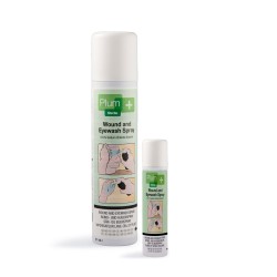 Flacon de Solution Saline - Spray Lave-Oeil et Nettoyant Plaies - PLUM