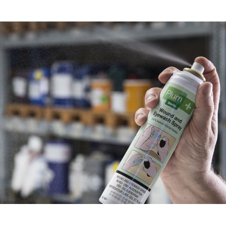 Flacon de Solution Saline - Spray Lave-Oeil et Nettoyant Plaies - PLUM