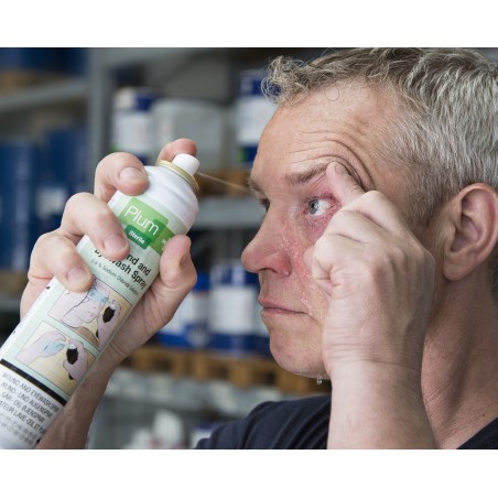 Flacon de Solution Saline - Spray Lave-Oeil et Nettoyant Plaies - PLUM
