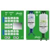 Lave-œil avec Flacons de Solution Saline et Neutre - Station de Rinçage Mixte