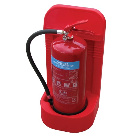Support Extincteur - Design Moderne et Ergonomique - Hauteur 620 mm - Polyéthylène Recyclable