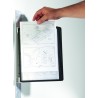 Support Mural Magnétique Porte-Document A4 5 Inserts