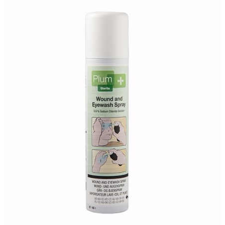 Support Mural - Compatible Spray Lave-Oeil et Nettoyant Plaies 250 mL - PLUM