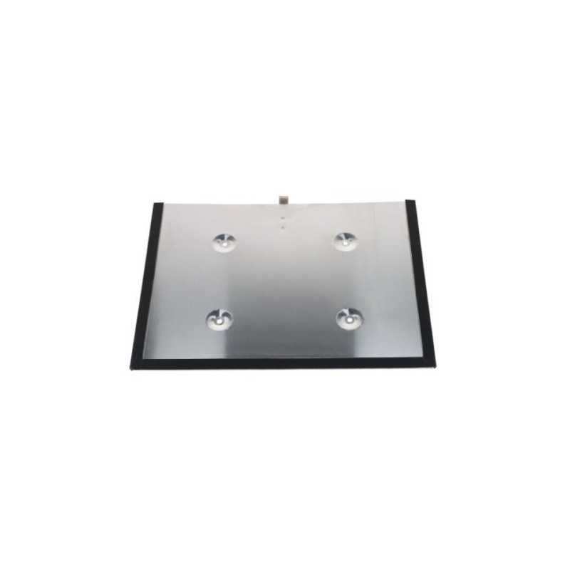 Support plaque ADR orange 400x300 galvanisé bord noir