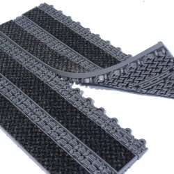 Tapis d'Accueil - Absorbant et Grattant, Antidérapant - 39 x 13 cm 