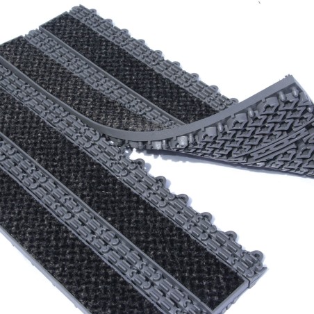 Tapis d'Accueil - Absorbant et Grattant, Antidérapant - 39 x 13 cm 