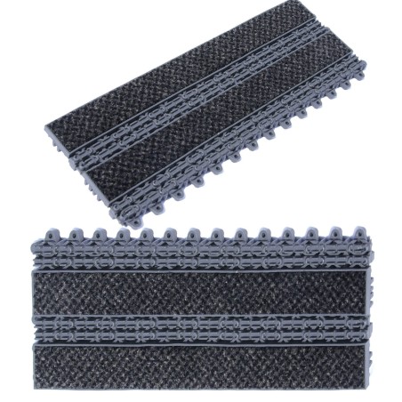 Tapis d'Accueil - Absorbant et Grattant, Antidérapant - 39 x 13 cm 