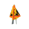 Tripode pliable - Signalisation de chantier - 850 x 830 x 830 mm - Acier et plastique